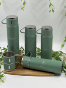 KIT GARRAFA + 3 XÍCARAS TÉRMICAS 460ML